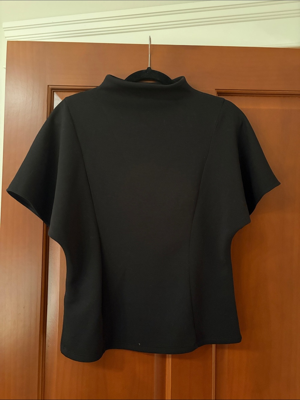 Banana Republic Black Short Sleeve Knit Top - Picture 2 of 3
